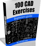 100 CAD Exercises - Beginners Guide - 12CAD.com