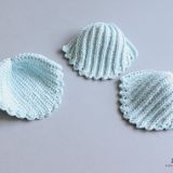 Easy Sea Shell Crochet Coasters- Free Pattern Crochet Pattern