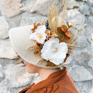 Autumn inspired Regency bonnet