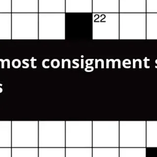 Like most consignment shop items crossword clue