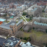 A Drone Captured Eerie But Inspiring Footage Of A Very Empty Ann Arbor During The Pandemic In Michigan