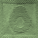 Free Avocado Dishcloth or Afghan Square Knitting Pattern