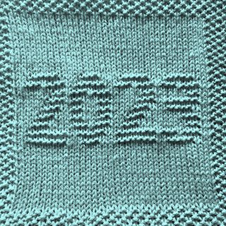 Free 2023 Year Dishcloth or Afghan Square Knitting Pattern