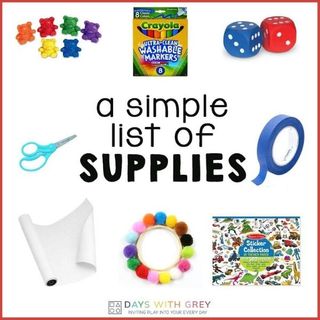 The Simple List of Supplies for Kid Activities