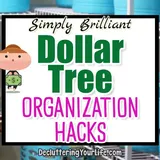 Dollar Tree Hacks 2023-GENIUS $1 Organization Ideas!