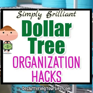 Dollar Tree Hacks 2023-GENIUS $1 Organization Ideas!