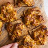 Sausage and Cheese Party Rye Appetizer in Air Fryer