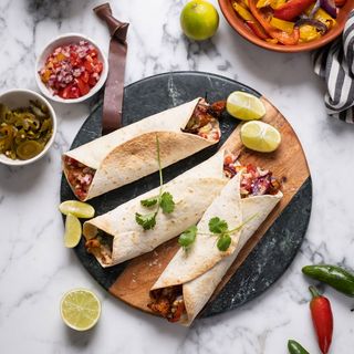 Drizzle and Dip Easy air fryer chicken fajitas recipe