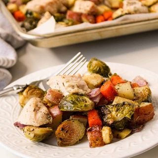 The Best Sheet Pan Autumn Chicken Dinner