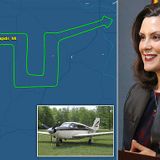 Pilot spells out 'FU' to Gov Gretchen Whitmer over skies of Michigan
