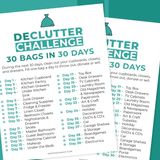 30 Day Declutter Challenge - 30 Bags in 30 Days