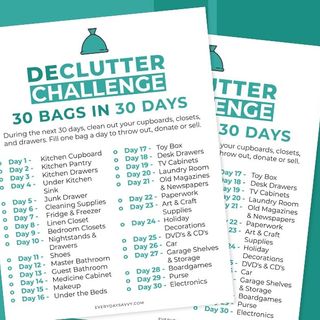 30 Day Declutter Challenge - 30 Bags in 30 Days