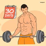 How To Build Muscle In 30 Days: The Ultimate Workout Plan - FeastGood.com