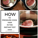 How to pressure cook a gammon joint/ham in the Instant Pot