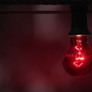 What Does a Red Porch Light Mean?