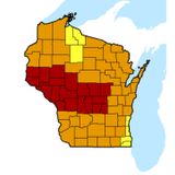 Red Flag Warning issued for 12 central Wisconsin counties