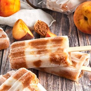 Vegan Peaches and Cream Popsicles