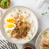 Trader Joe's Air Fryer Pork Belly Rice Bowl - Fork To Spoon