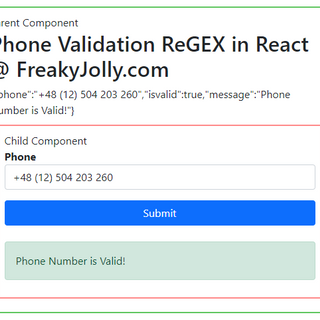 Phone (Mobile) Validation Using ReGex in React Js - StackBlitz Example « Freaky Jolly