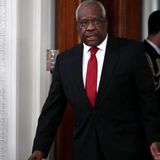 Clarence Thomas breaks silence on bench during Supreme Court's first remote argument