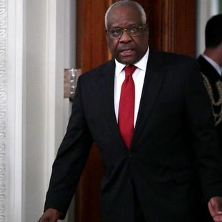 Clarence Thomas breaks silence on bench during Supreme Court's first remote argument