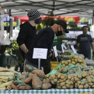 First Chicago-area farmers market opens under new coronavirus rules with 2-block-long lines