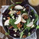 Apple, Blue Cheese and Candied Walnut Salad