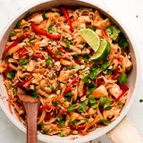 Chicken Pad Thai - Garnish & Glaze