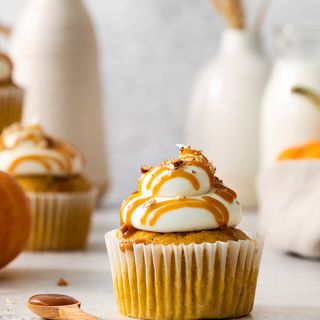 Pumpkin Cupcakes with Cream Cheese Frosting | Good Life Eats