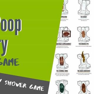 Baby Poop Memory / Concentration - A Hilarious Baby Shower Game