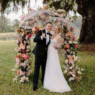 Rain Couldn't Stop This Charming Garden Party Wedding In Charleston, South Carolina