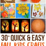 Easy Fall Kids Crafts That Anyone Can Make!