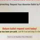 GOP Mailer On Absentee Ballot Requests Confuses Voters, Putting Burden On Clerks To Explain