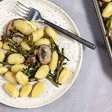 Lemon-Parmesan Gnocchi with Mushrooms (Sheet Pan Dinner)