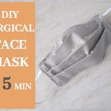 How to Sew a Surgical Face Mask in 5 minutes