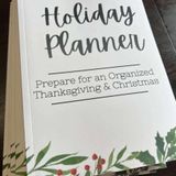 Holiday Planner Now on Amazon &#8211; Thanksgiving and Christmas Planner