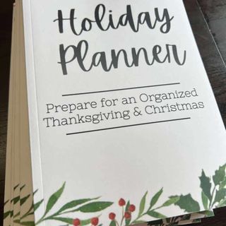 Holiday Planner Now on Amazon &#8211; Thanksgiving and Christmas Planner