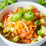 Keto Chicken Enchilada Bowl