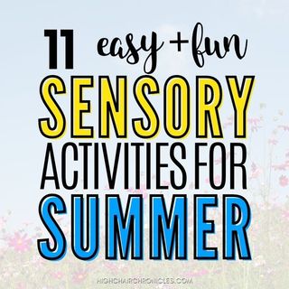 11 Summer Sensory Activities for Toddlers