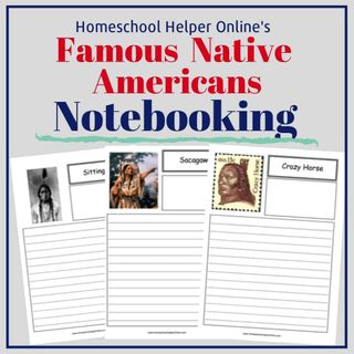 Famous Native American Notebooking Pages - Homeschool Helper Online