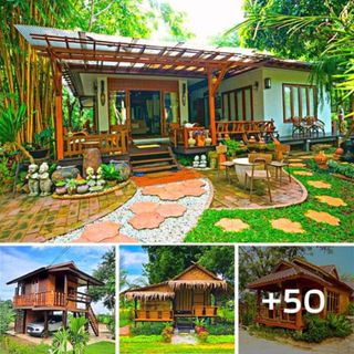 50 Wooden House Ideas in the Garden, Perfect for Retirement Lifestyle