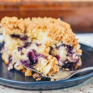 Sour Cream Blueberry Coffee Cake