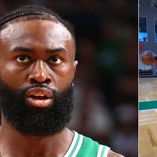 NBA Fans React To Celtics’ Jaylen Brown Trying To Dribble With Left Hand - Game 7