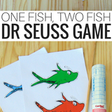 Dr. Seuss One Fish Two Fish Game with Printable Pieces