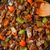 Chinese Pepper Steak with Onions