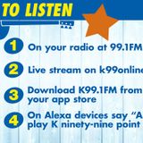 LISTEN LIVE: Listen to K99.1FM Now