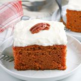 Pumpkin Cake with Cream Cheese Frosting