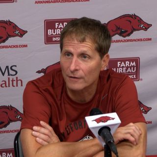 Eric Musselman Meets with Media Following Red-White Game