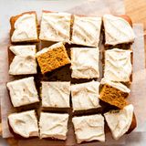 Pumpkin Bars with Cream Cheese Frosting - Katiebird Bakes