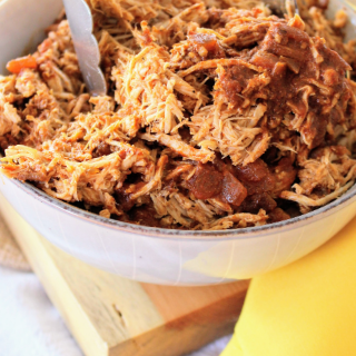 Easy Keto Red Chile Pork in Crock Pot - Gluten Free, Low Carb, EASY!